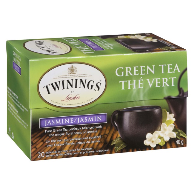 Twinings of London Green Tea Jasmine 20 Tea Bags 40 g | Powell's ...