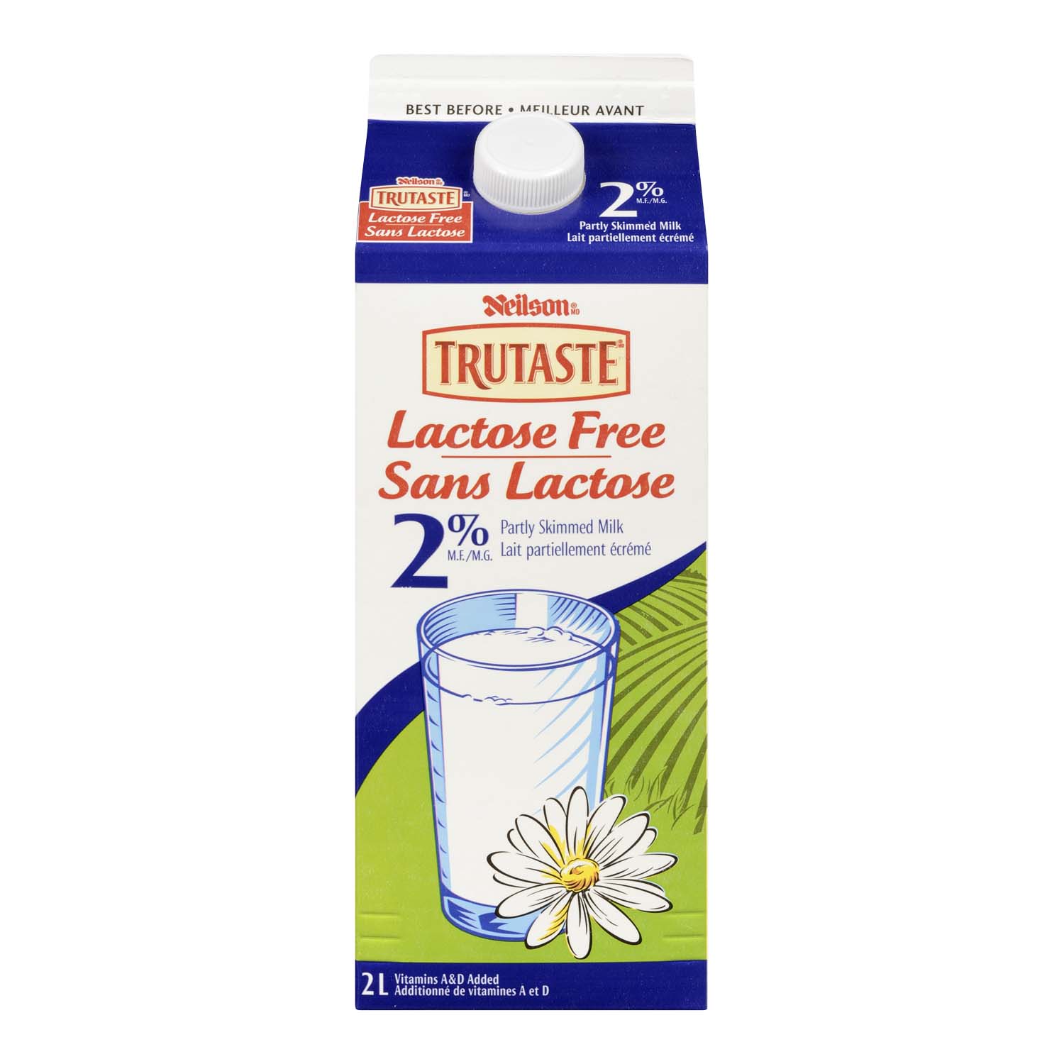 Neilson Trutaste Partly Skimmed Milk Lactose Free 2% M.F. 2 L