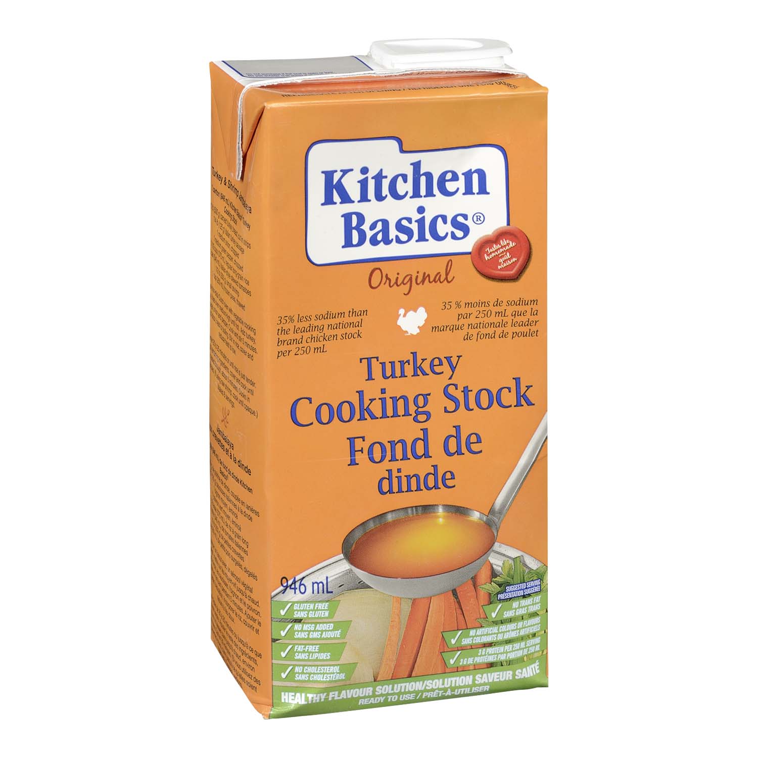 Kitchen Basics Turkey Cooking Stock Original 946 ml | Powell's Supermarkets