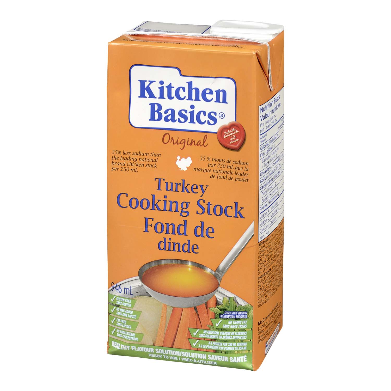 Kitchen Basics Turkey Cooking Stock Original 946 ml | Powell's Supermarkets