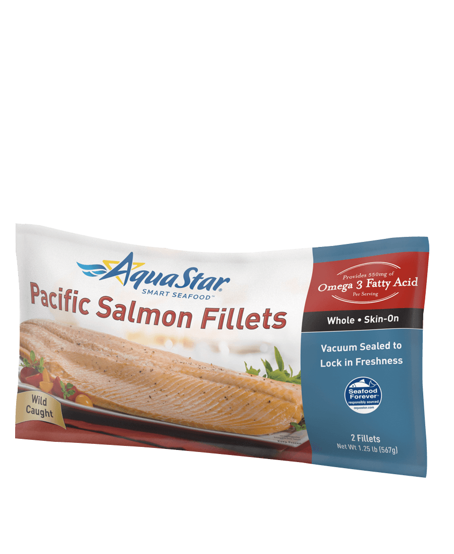 Aqua Star Smart Seafood Star Skin-On Fillets Pacific Pink Salmon 2 ...