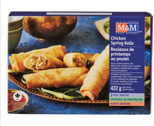 Mb Spring Roll M&M CHICKEN SPRING ROLLS Powell's Supermarkets