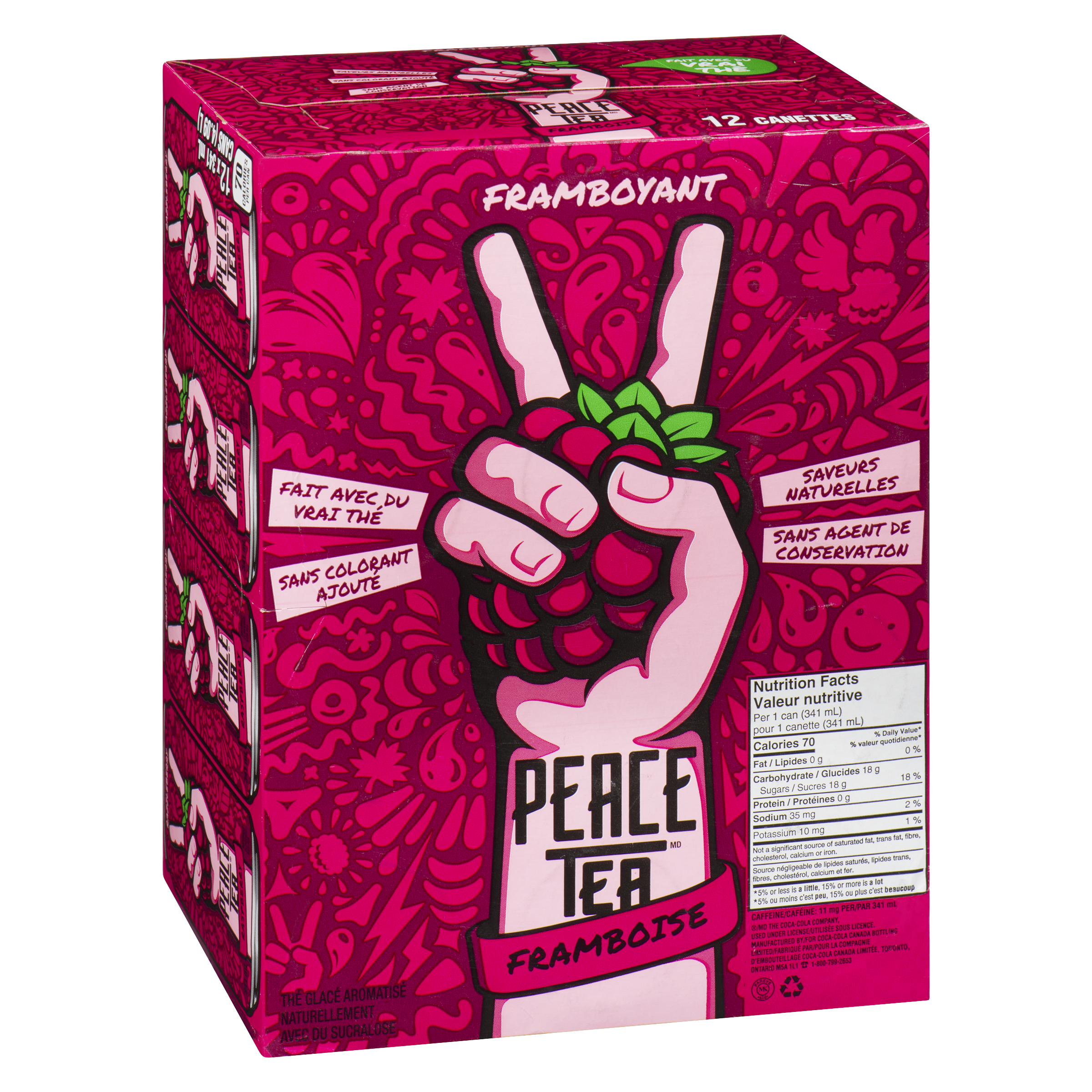 Peace Sign Raspberry PEACE TEA RASPBERRY Powell's Supermarkets