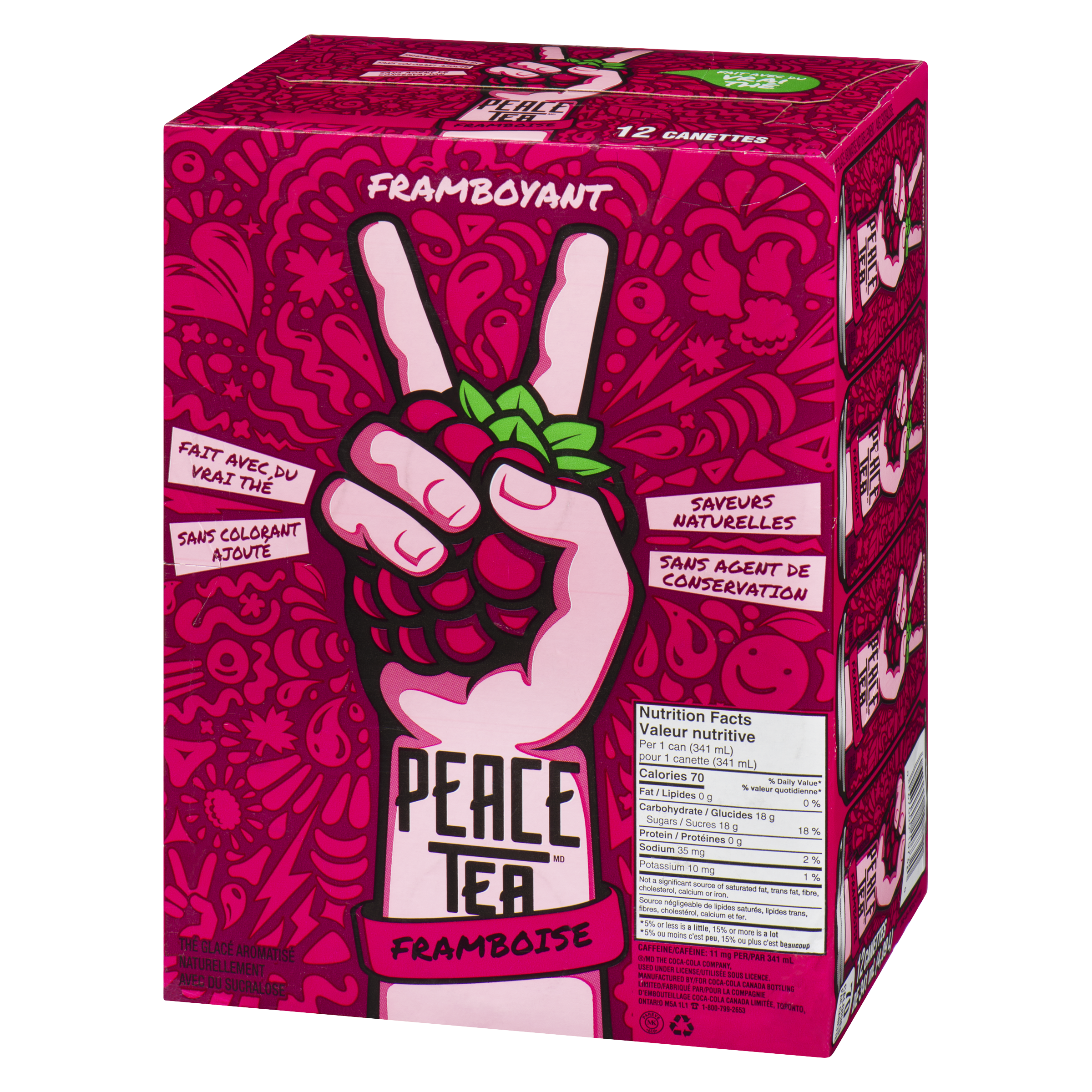 Peace Sign Raspberry PEACE TEA RASPBERRY Powell's Supermarkets
