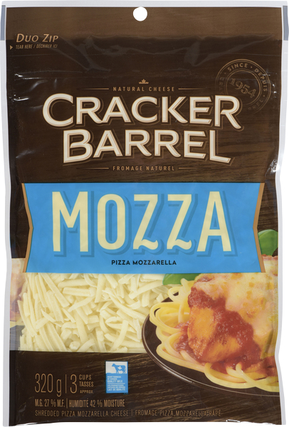 Cracker Barrel Cheese Shreds Mozza