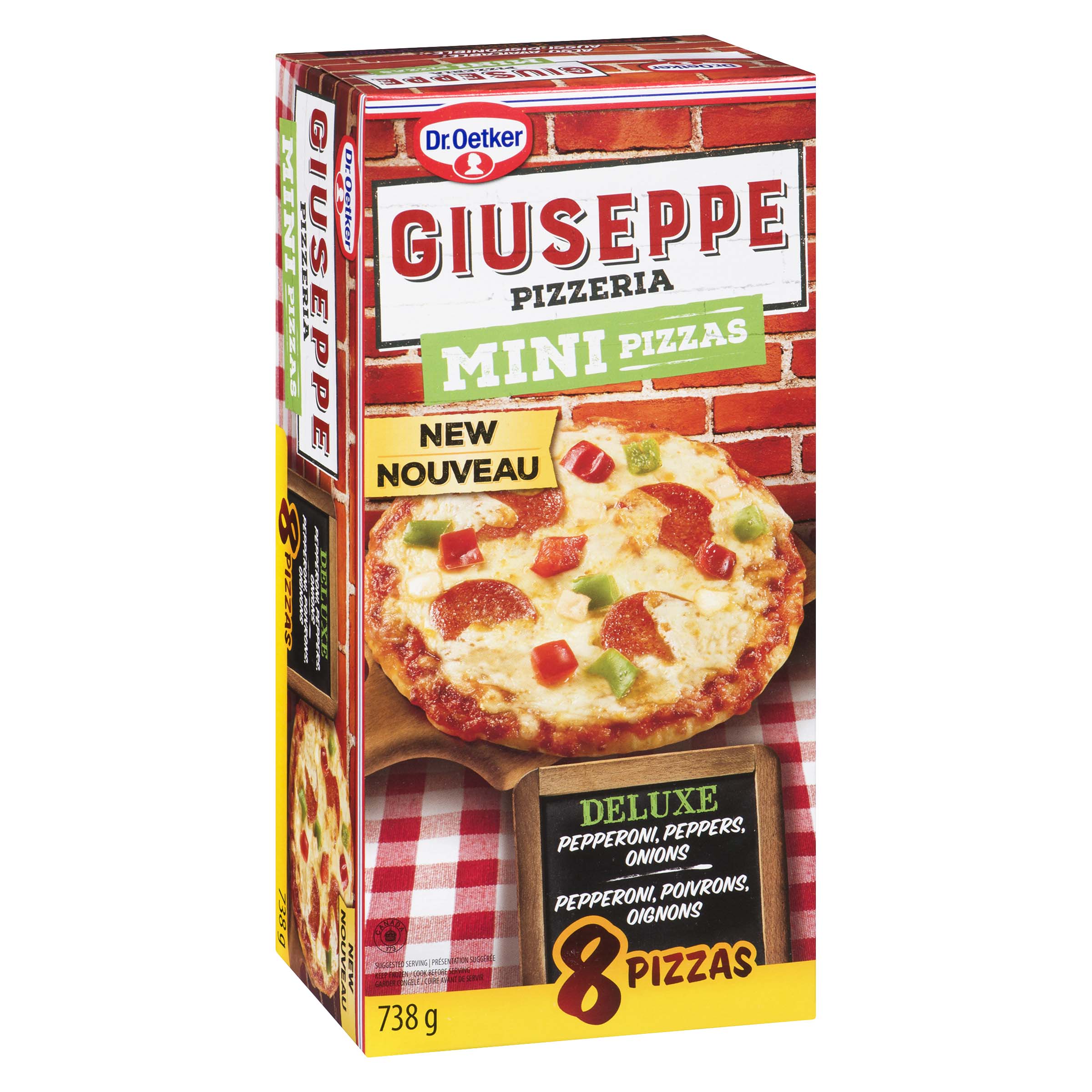 Dr. Oetker Giuseppe Pizzeria 8 Mini Pizzas Deluxe 738 g Powell's