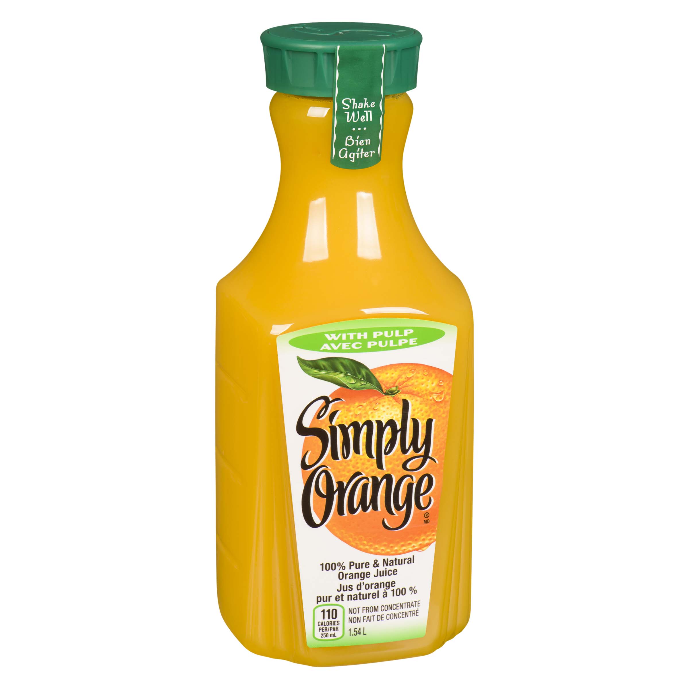 Simply Orange 100 Pure & Natural Orange Juice with Pulp 1.54 L