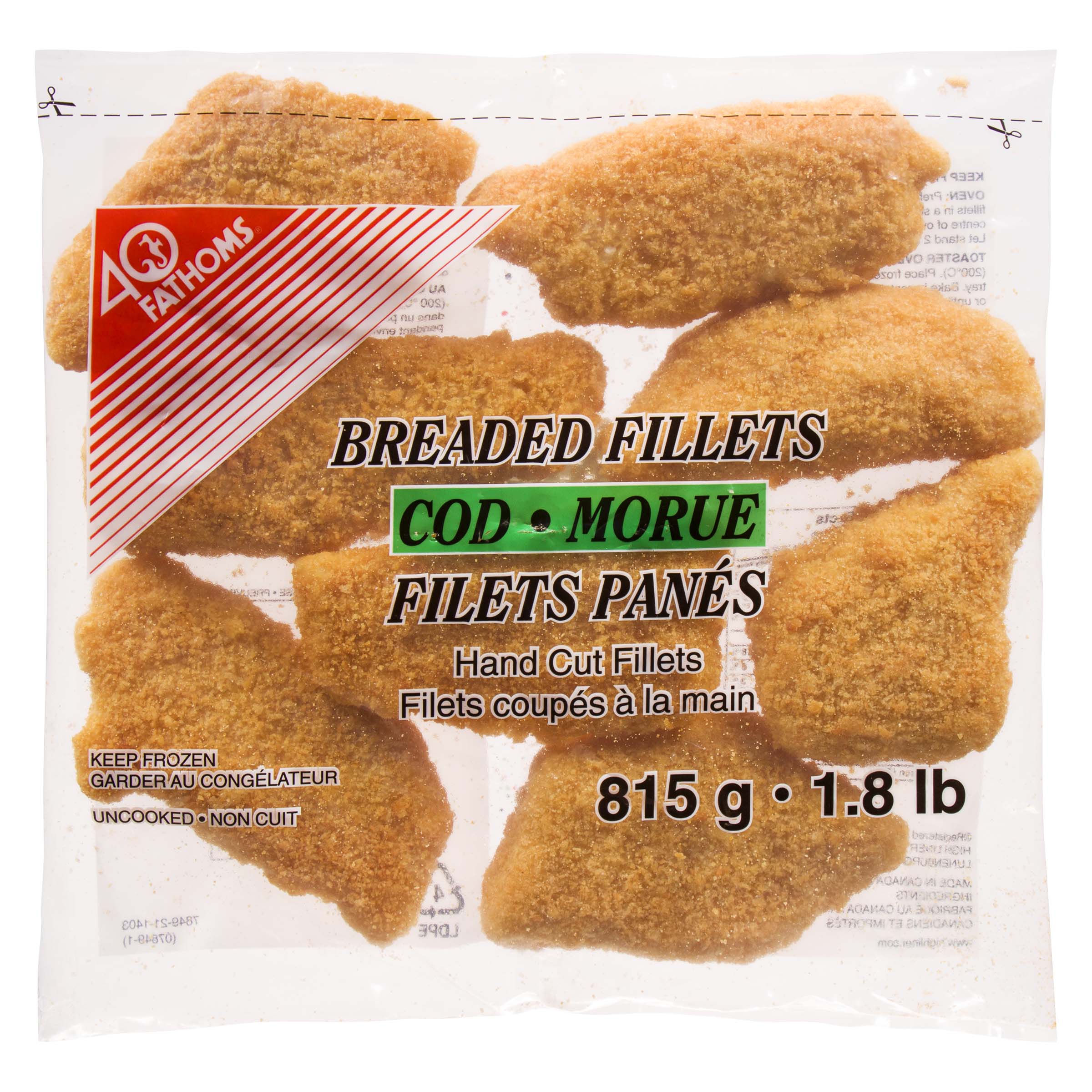 40 FATHOMS BREADED COD FILLETS
