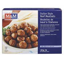 M&M ITALIAN STYLE MEATBALLS