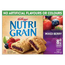 Kellogg's Nutri Grain Bars Mixed Berry 295g